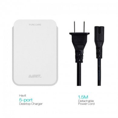 Havit Carregador USB de Mesa de 5 Portas