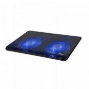 Foto de HV-F2035 Havit Base para Notebook 2 Coolers 140mm LED Azul para notebooks de até 15.6 polegadas