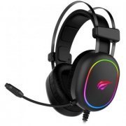 Havit Headset Gamer LED RGB Gamenote 3.5mm Drivers 50mm Microfone Cabo 2 metros