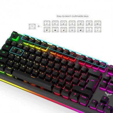 HV-KB380L Havit Teclado Semi Mecânico Iluminado