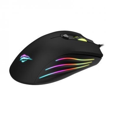 HV-MS1002 Havit Mouse Gamer LED RGB USB 3200DPI Preto