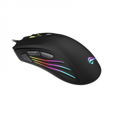 HV-MS1002 Havit Mouse Gamer LED RGB USB 3200DPI Preto