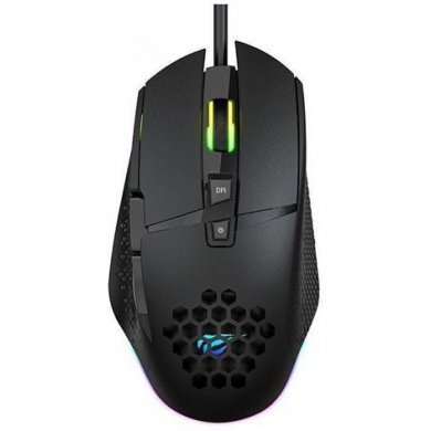 HV-MS1022 Havit mouse gamer RGB USB led 3200DPI preto