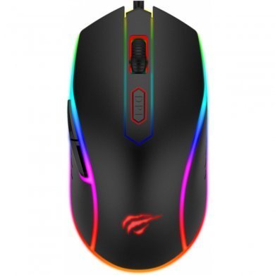 HV-MS792 Havit mouse gamer LED RGB USB 3200 dpi preto