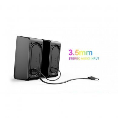 Havit Caixa de Som SK202 2x3W RMS Stereo 2.0 RGB