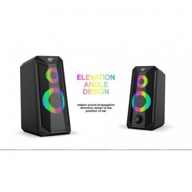 Havit Caixa de Som SK202 2x3W RMS Stereo 2.0 RGB
