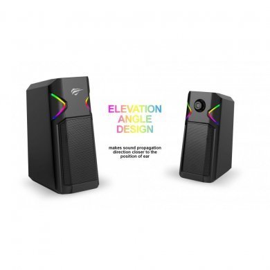 HV-SK205 Havit Caixa de Som SK205 2x3W RMS Stereo 2.0 RGB