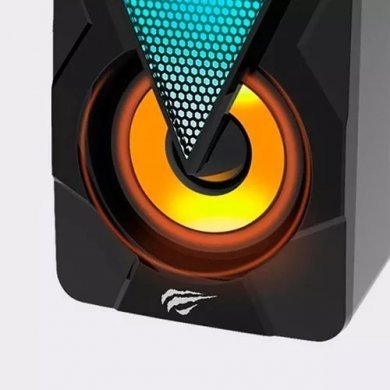 Havit Caixa de Som SK210 2x3W RMS Stereo 2.0 RGB