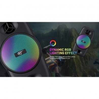 HV-SK213 Havit Caixa de Som SK213 2x 3W RMS Stereo 2.0 RGB