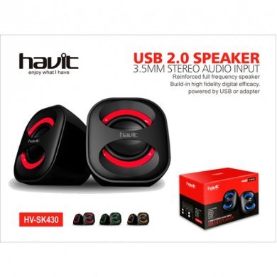 HV-SK430 HAVIT CAIXA DE SOM USB E PLUG 3.5MM