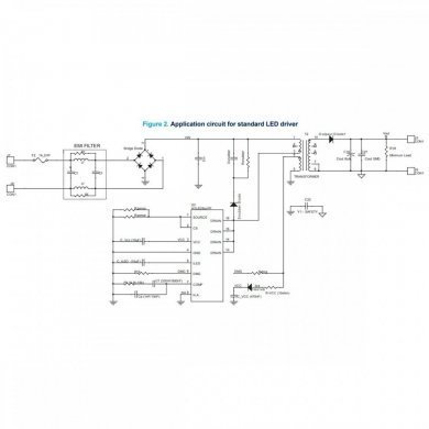 HVLED815PF Ci Driver de LED 900mW 800V 6Ohm SOIC16 (Kit 5 und)