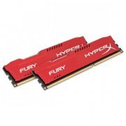Foto de HX316C10FRK2/16 Memoria Kingston HyperX Fury Red 16GB 2x 8GB DDR3 1600MHz