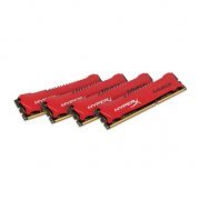 Memória Kingston HyperX Savage 32GB Kit (4x8GB) 1600MHz DDR3 CL9 - Vermelha