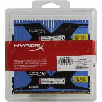 HX321C11T2K2/16 Kingston Memoria HyperX Predator 16GB