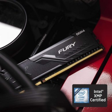 HX426C16FB3/8 Kingston Memória 8GB DDR4 2666MHz HyperX Fury
