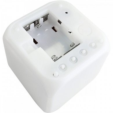 HX6202 Relogio de mesa cubo com termometro e despertador