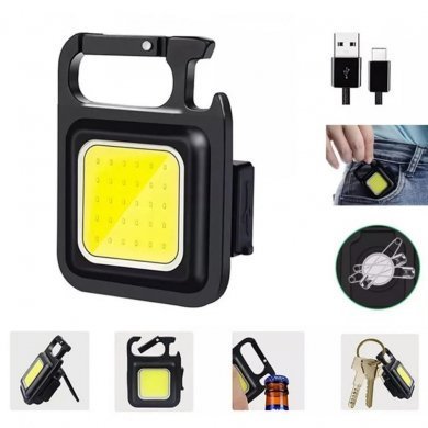 HX6677 Lanterna de bolso multifunção de LED COB com imã