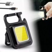 Lanterna de bolso multifunção de LED COB com imã comp