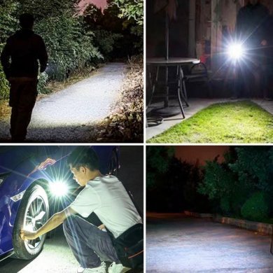 HX6677 Lanterna de bolso multifunção de LED COB com imã