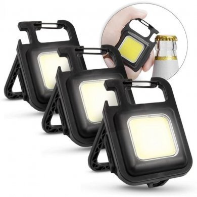 HX6677 Lanterna de bolso multifunção de LED COB com imã