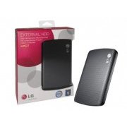 HD Externo LG XD7 500GB USB 2.0, Design ultra-fino, Apenas 14,5 Milímetros de Espessura, Superficíe Rugosa par