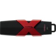 Pen Drive Kingston HyperX 128GB USB 3.1 DT SAVAGE Cor: Preto/Vermelho