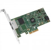 Intel Genuina Placa de Rede Dual Port Gigabit PCI EXPRESS X4 GEN 2.1 5GT, Low Profile e Full Height