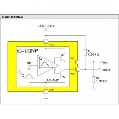 5x sensor de luz pulsada e alternada com fotodiodo