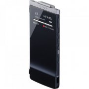 Gravador de Voz Digital Sony Ultra Fino 4GB Micro-SD até 24 horas de Gravação Claras e Nítidas, Bateria Recarregável, Tela OLED