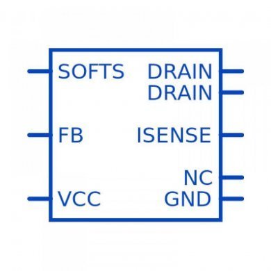 ICE2A265 AC/DC Converter COOLSET CUR PWM 650V