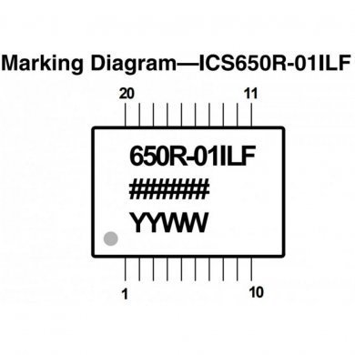 Ci 650R-011 sintetizador gerador clock SMD SSOP20