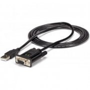 StarTech Cabo USB to Null Modem RS232 DB9 Serial DCE Adapter Cable with FTDI