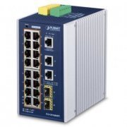 Planet Switch Industrial 16 portas gigabit POE L3 802.3at + 2-Port 10/100/1000T + 2-Port 1G/2.5G SFP