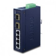 Planet Switch Industrial 4 Portas Gigabit 2 Portas 100/1000X SFP