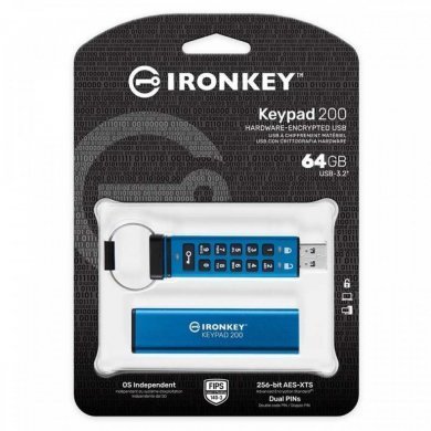 Kingston Pendrive IronKey Keypad 200 64GB