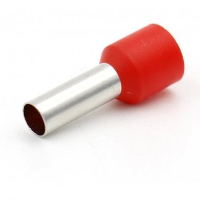 ILHO10MM Terminal Tubular Pré-Isolado tipo Ilhós 10mm²