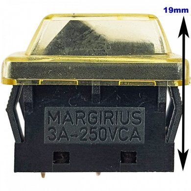 5x interruptor chave Margirus 2T com capa protetora