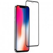 Pelicula 4D Vidro para Iphone 11 Pro Max Borda Preta, Vidro Temperado
