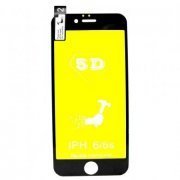Pelicula 5D Gel para Apple Iphone 6 4.7 Flexível, Borda Preta