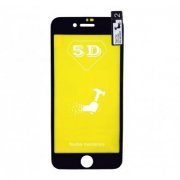 Pelicula 5D Gel para Iphone 7 Plus / 8 Plus Flexível, Borda Preta