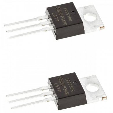 IRF530N Transistor Mosfet IRF530N Canal-N (Kit 2x unidades)