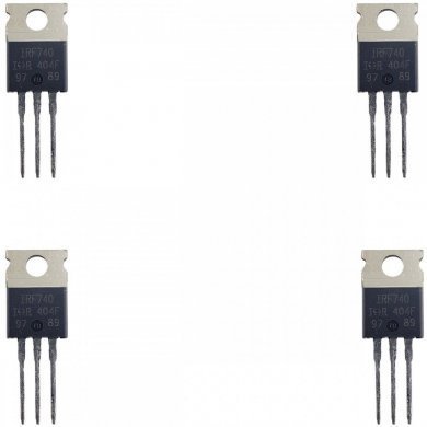 IRF740 Transistor Mosfet original IOR IRF740 (Kit 4x)