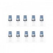 Transistor Mosfet N-CH 200V 18A TO220F (Kit 10) Rdson 0.18 Ohms (Kit com 10 unidades)