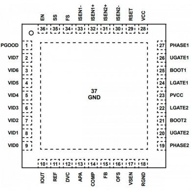 ISL6313CRZ CI ISL6313 PWM QFN32 SMD