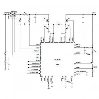 ISL9538CHRTZ CI 9538CH PMIC carregador de bateria QFN32 SMD