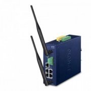 Planet Switch Industrial 5 Portas 10/100/1000T + 802.11ax Wi-Fi VPN Security Gateway