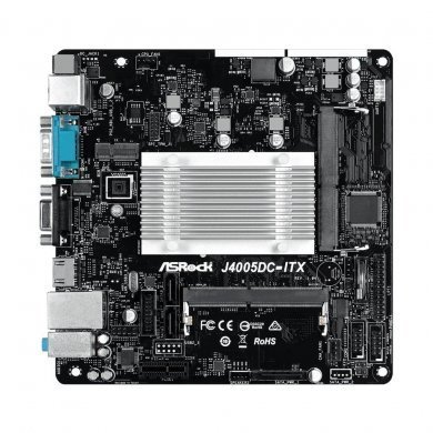 J4005DC-ITX Asrock Placa Mãe Mini ITX Intel Dual Core J4005