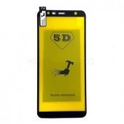 Pelicula 5D Gel para Samsung J6 Plus/Prime Flexível, Borda Preta