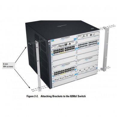 J9091A HP Procurve Switch 8212zl 68x portas Giga PoE+