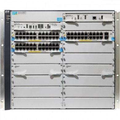 J9091A HP Procurve Switch 8212zl 68x portas Giga PoE+